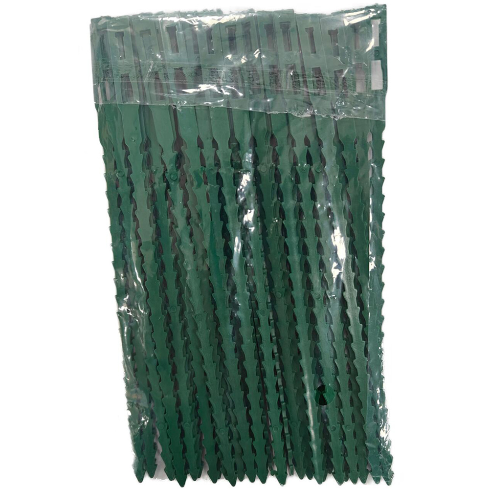 Pack of 50 Adjustable Plant Ties Green Image 1