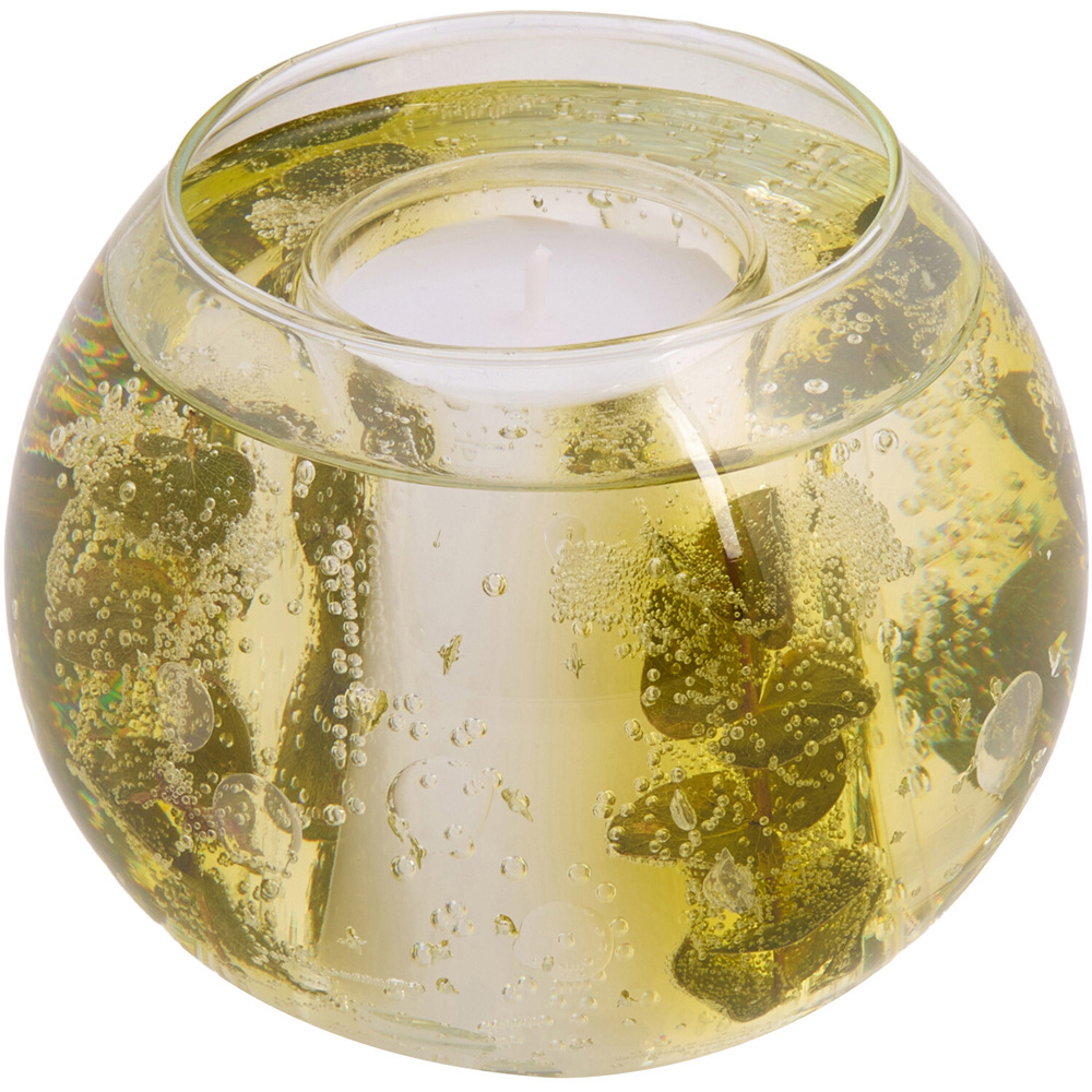 Eucalyptus Inclusion Glass Candle Image 2