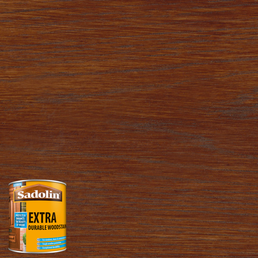 Sadolin Extra Teak Exterior Woodstain 500ml Image 4