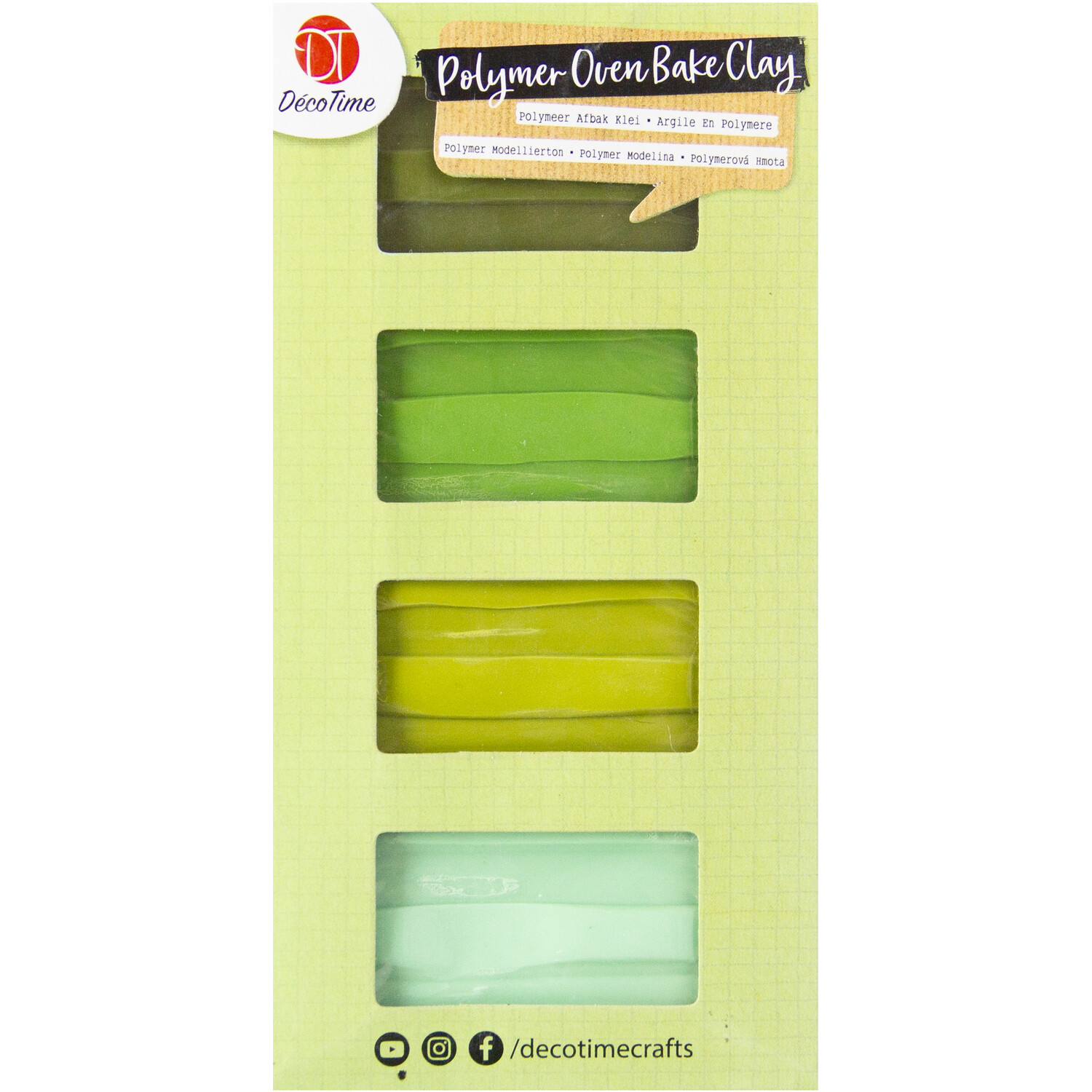 Single Deco Time Polymer Oven Bake Clay Set in Assorted styles Image 1