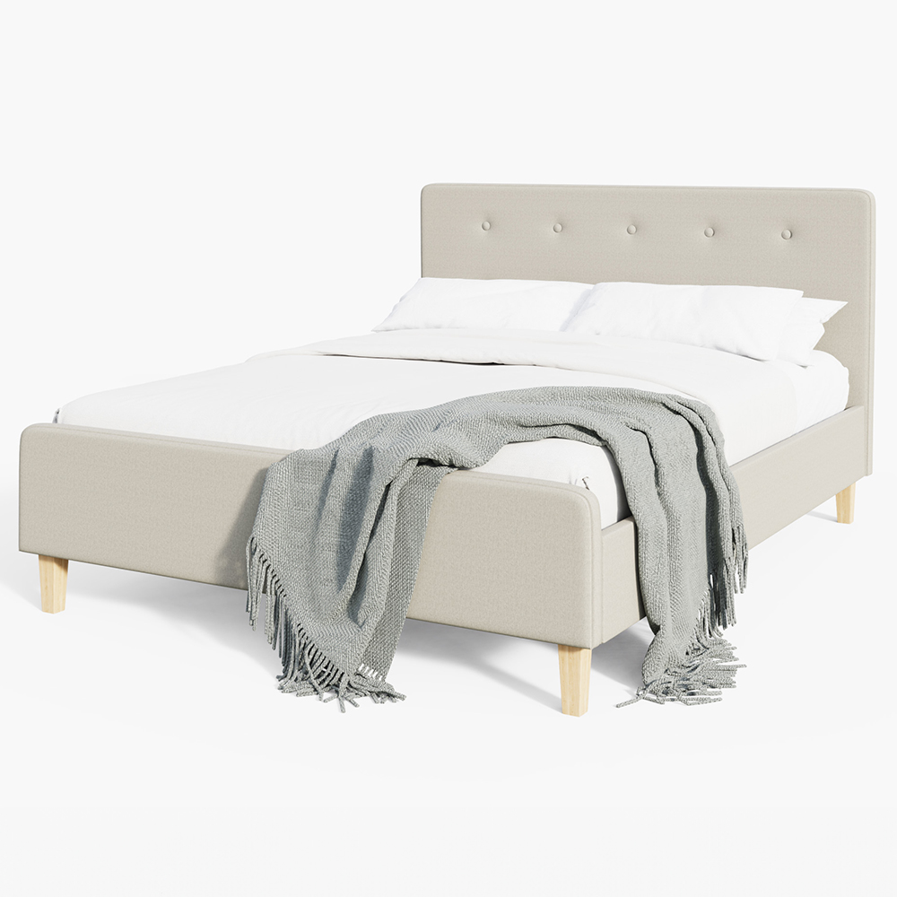 GFW Ashbourne King Size Natural Bed Frame Image 3