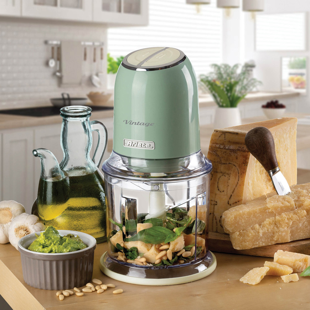 Ariete 00C043804ARSA Green Vintage 400W Mini Chopper Image 4