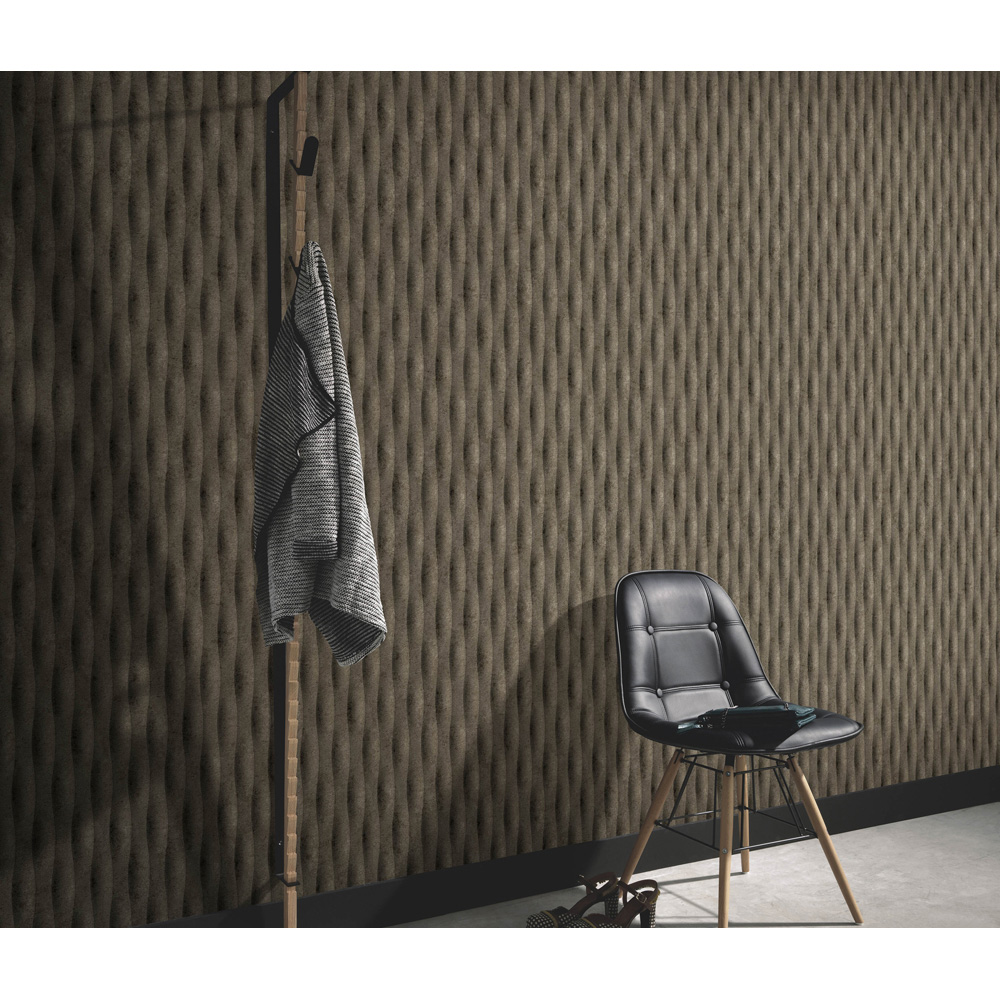 Erismann Concrete Illusion Brown Vinyl Wallpaper Image 2