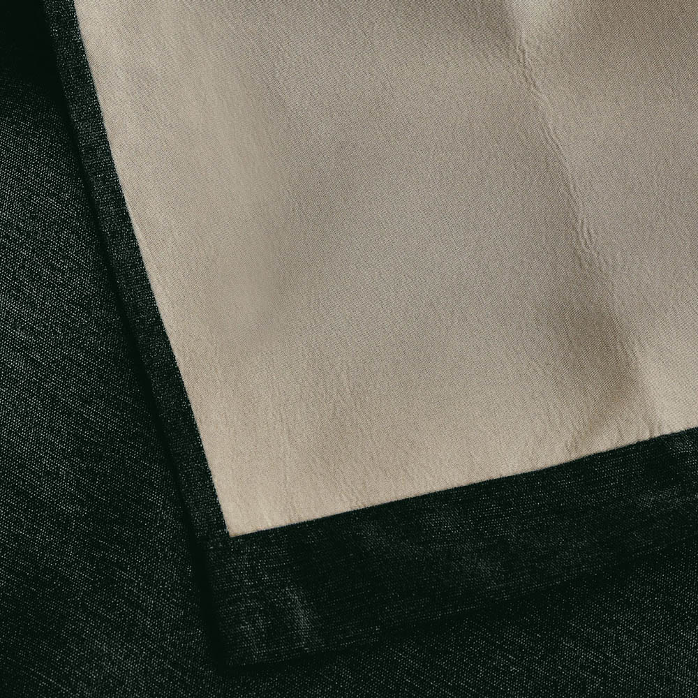 Alan Symonds Green Chenille Blackout Pencil Pleat Curtains 168cm x 137cm Image 4