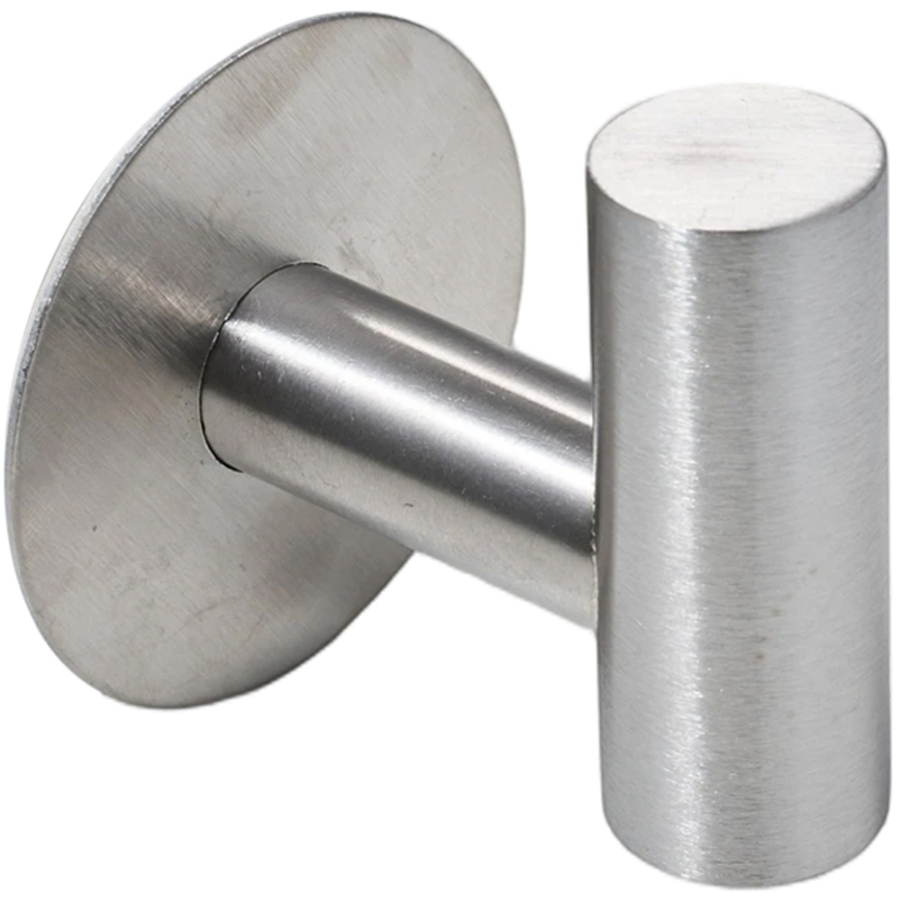 Living and Home 8-Piece Silver Wall-Mounted Stainless Steel Bathroom Hardware Set Image 3