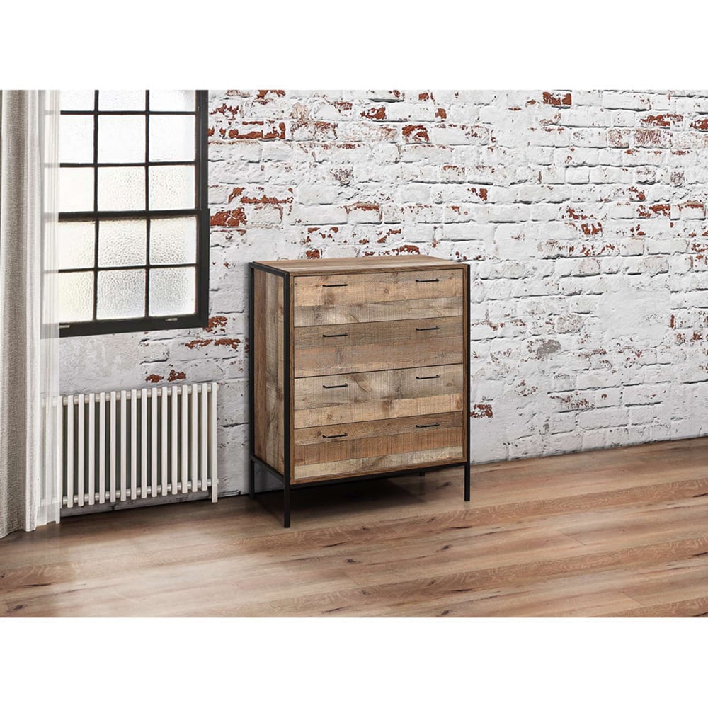 Birlea Urban Wood Effect 4 Piece Bedroom Furniture Set Image 3