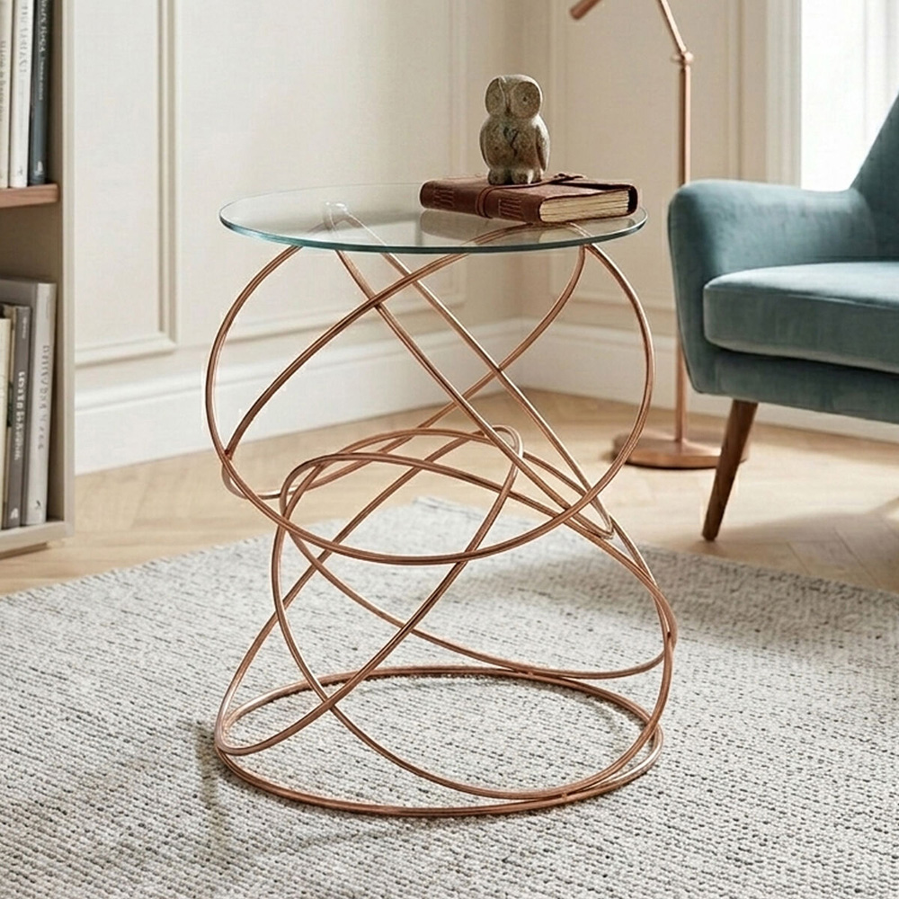 Premier Housewares Lexa Circles Accent Table Image 3