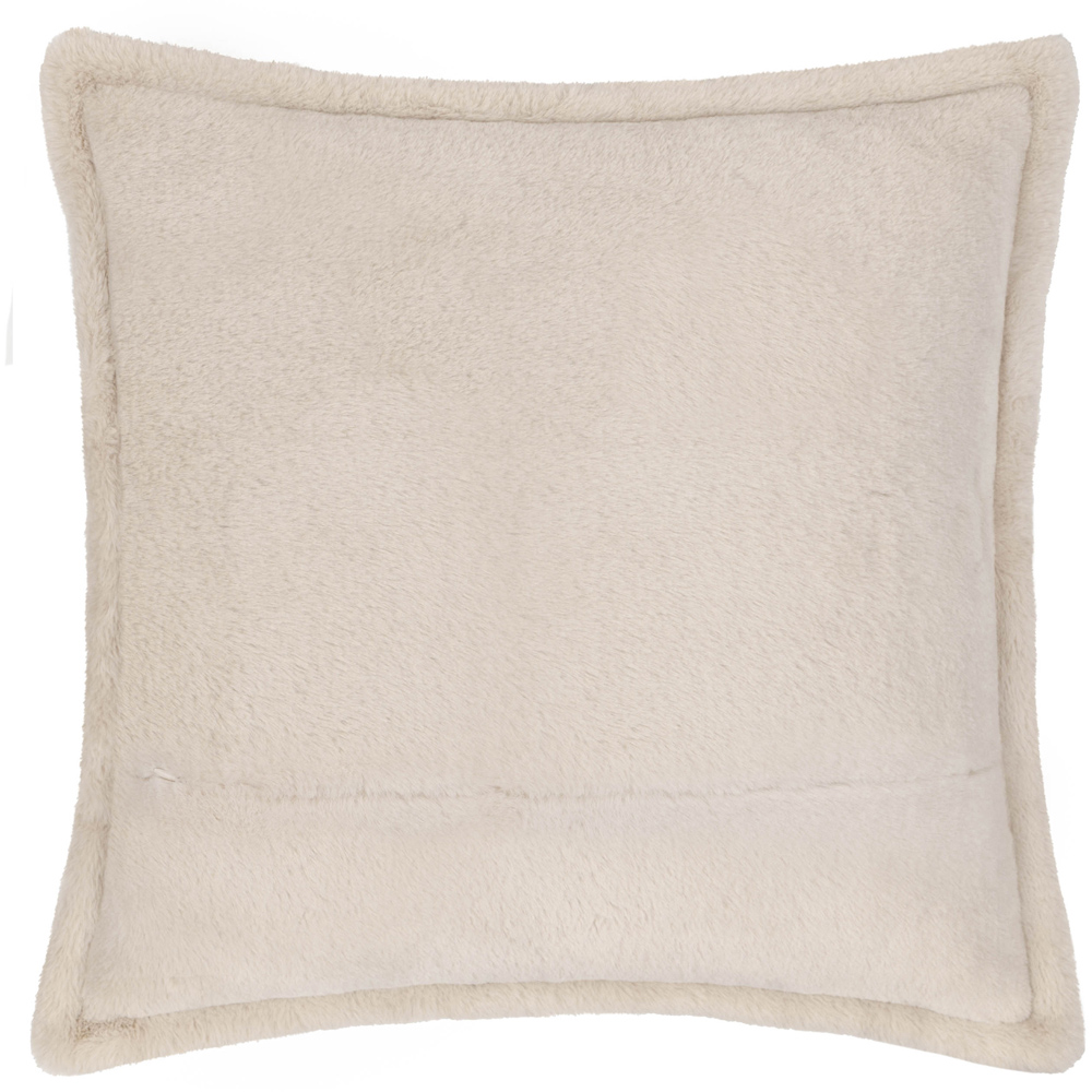 Furn Kallu Natural Faux Fur Cushion 45 x 45cm Image 3