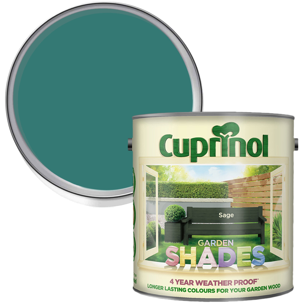 Cuprinol Garden Shades Paint - Sage / 2.5l Image 1