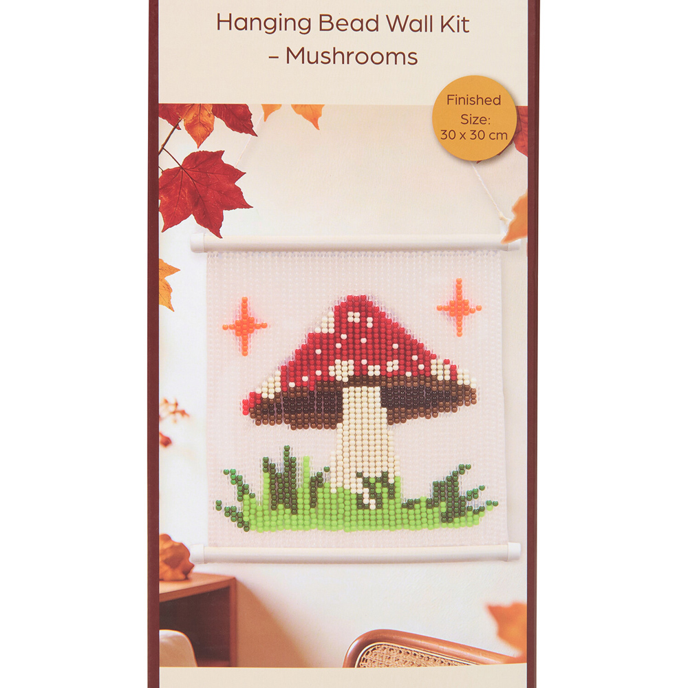 Mushrooms Hanging Bead Wall Kit Image 2