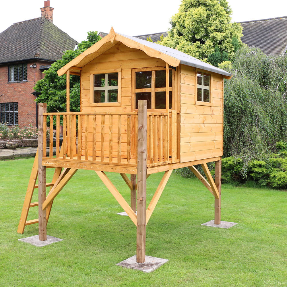 Mercia Garden Products Poppy Playhouse Tower 5ft x 7ft Image 3