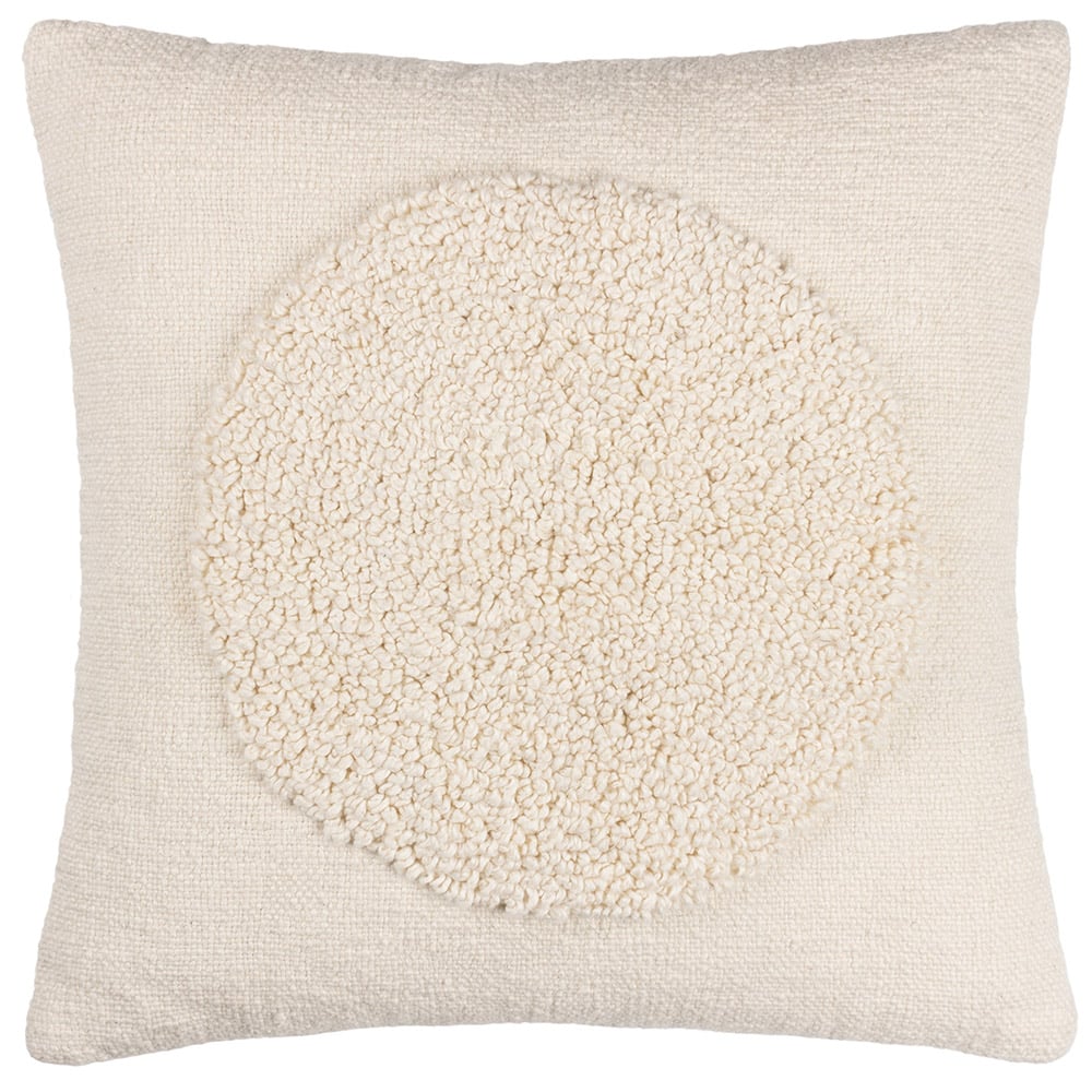 Hoem Almo Ecru Woven Cushion Image 1