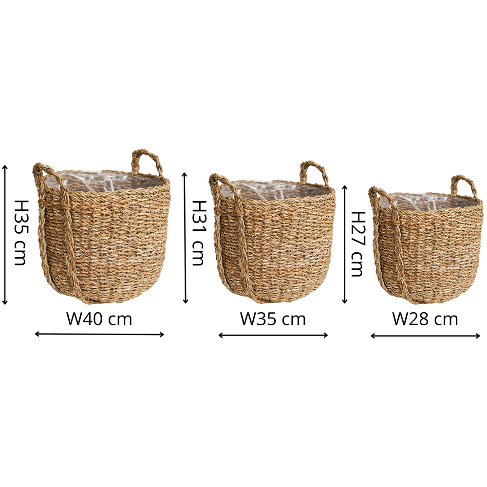 Ivyline Tenno Natural Basket 3 Pack Image 6