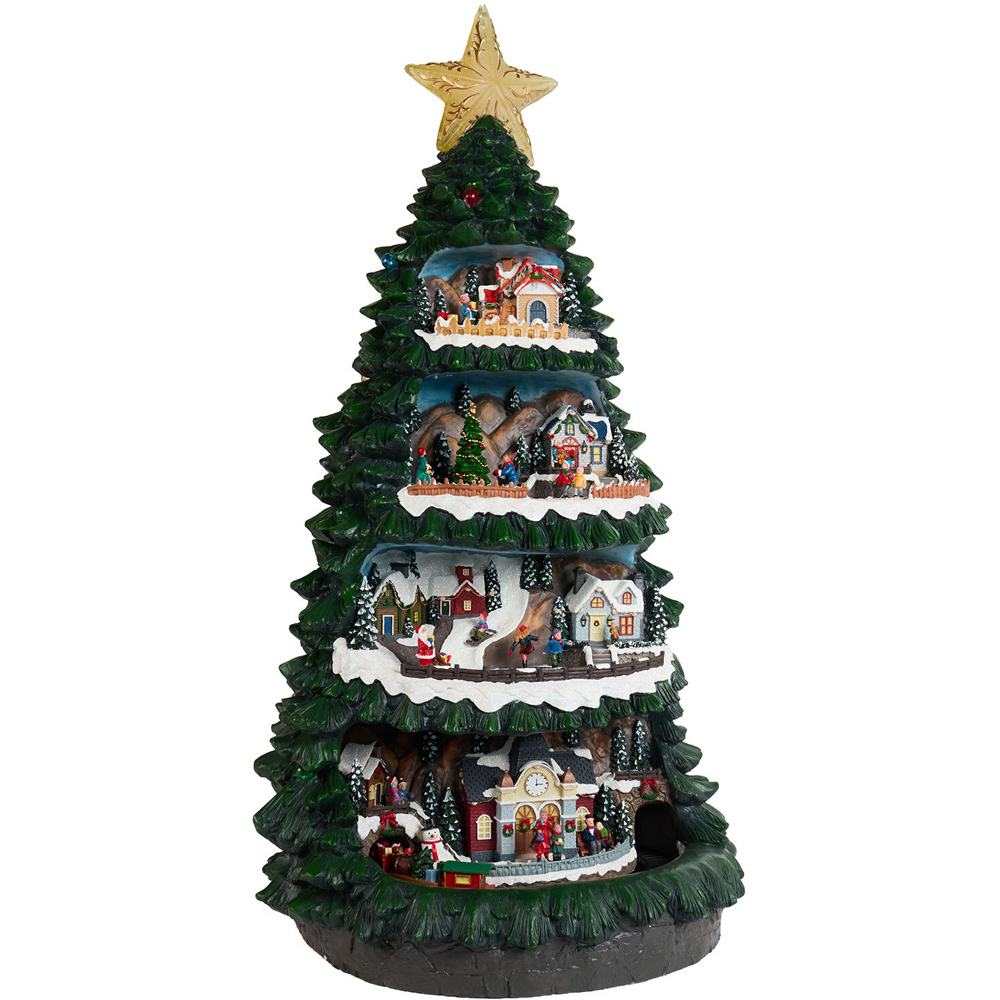 XL Christmas Tree Town Model - Green Image 3