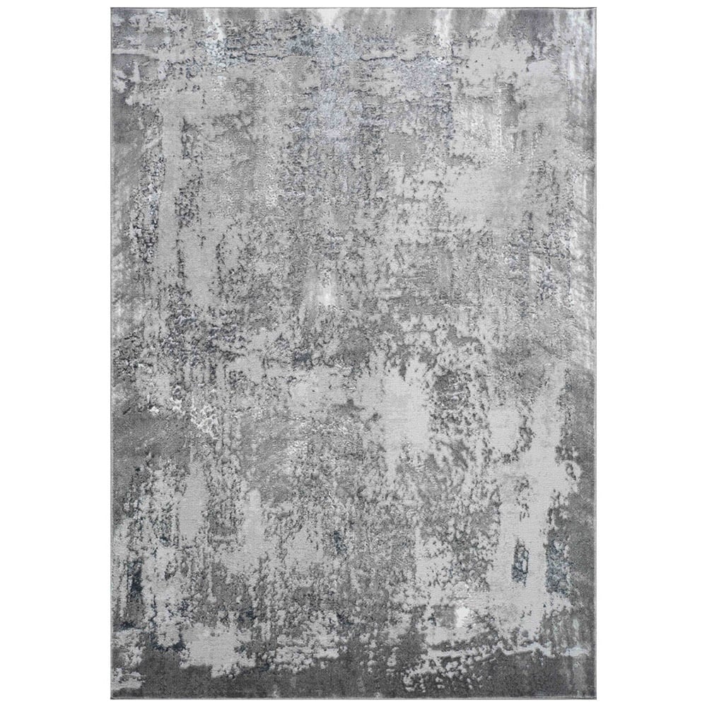 Desire Rugs Serenity Grey Abstract Acrylic Rug 80 x 150cm Image 1