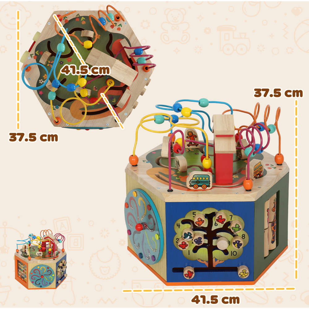 Tommy Toys AIYAPLAY 8-in-1 Toddler Activity Cube Image 9