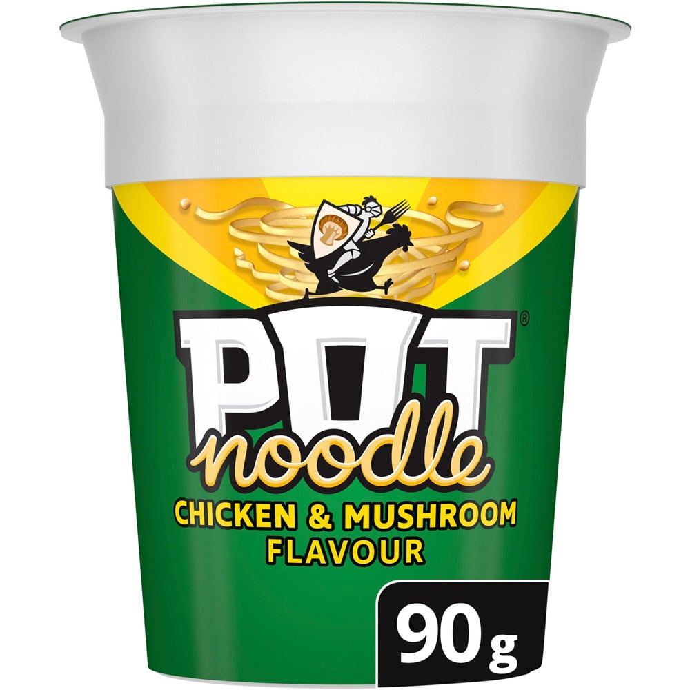 Pot Noodle Chicken and Mushroom Instant Noodles 90g Image