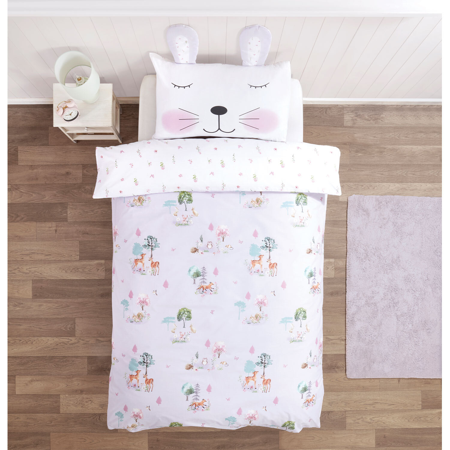 Enchanted Forest Single Multicolour Duvet Set Image 2