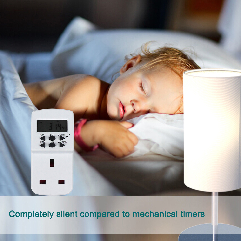 ExtraStar White 24 Hour Programmable Electronic Timer 2 Pack Image 4