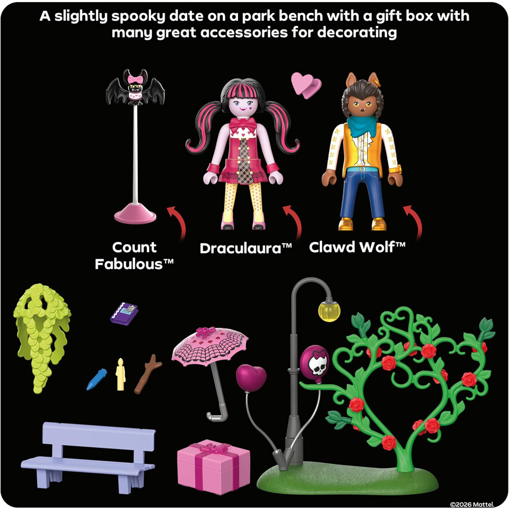 Playmobil X Monster High Valentines Date Playset Image 7