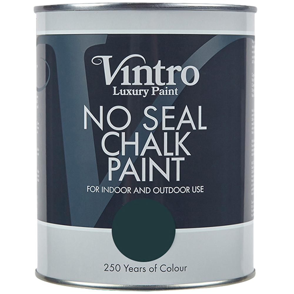 Vintro Paint Lowry Grey No Seal Chalk Paint 1L Image 2