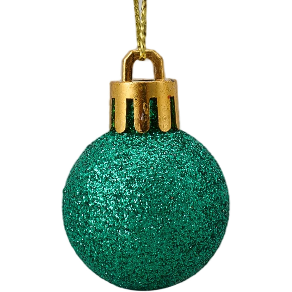 Living and Home 100 Piece Multicolour Christmas Bauble Set with Storage Box Image 3