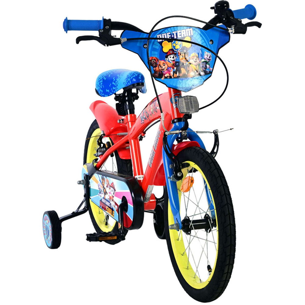 Volare Paw Patrol Kids Core 16 inch Multicolour Bike with Stabilisers Image 2