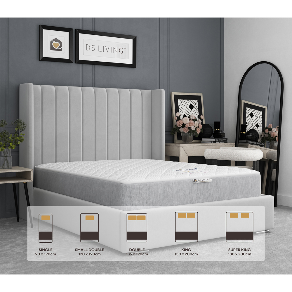 DS Living Aura Double 800 Pocket Sprung Comfort Layer Gel Enhanced Mattress Image 8