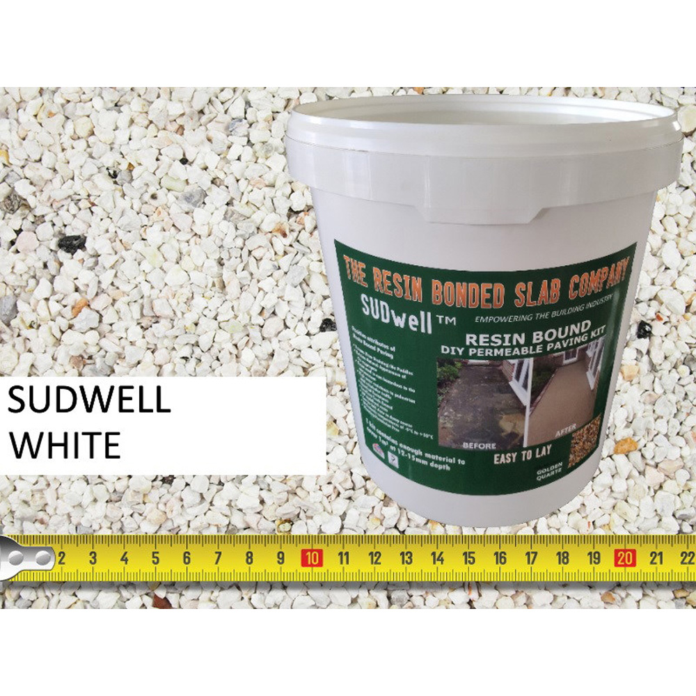 SUDwell White DIY Resin Bound Kit 1sqm Image 3