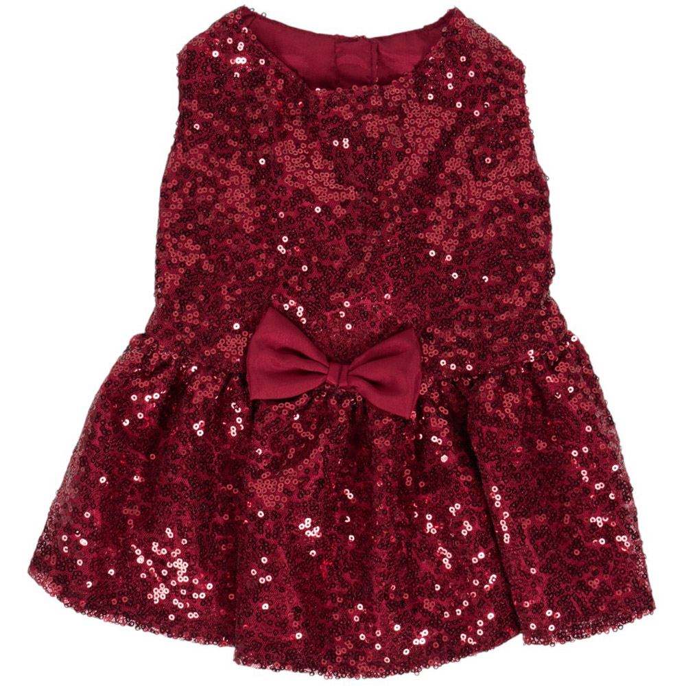 Sparkly Christmas Dog DressM Image 2