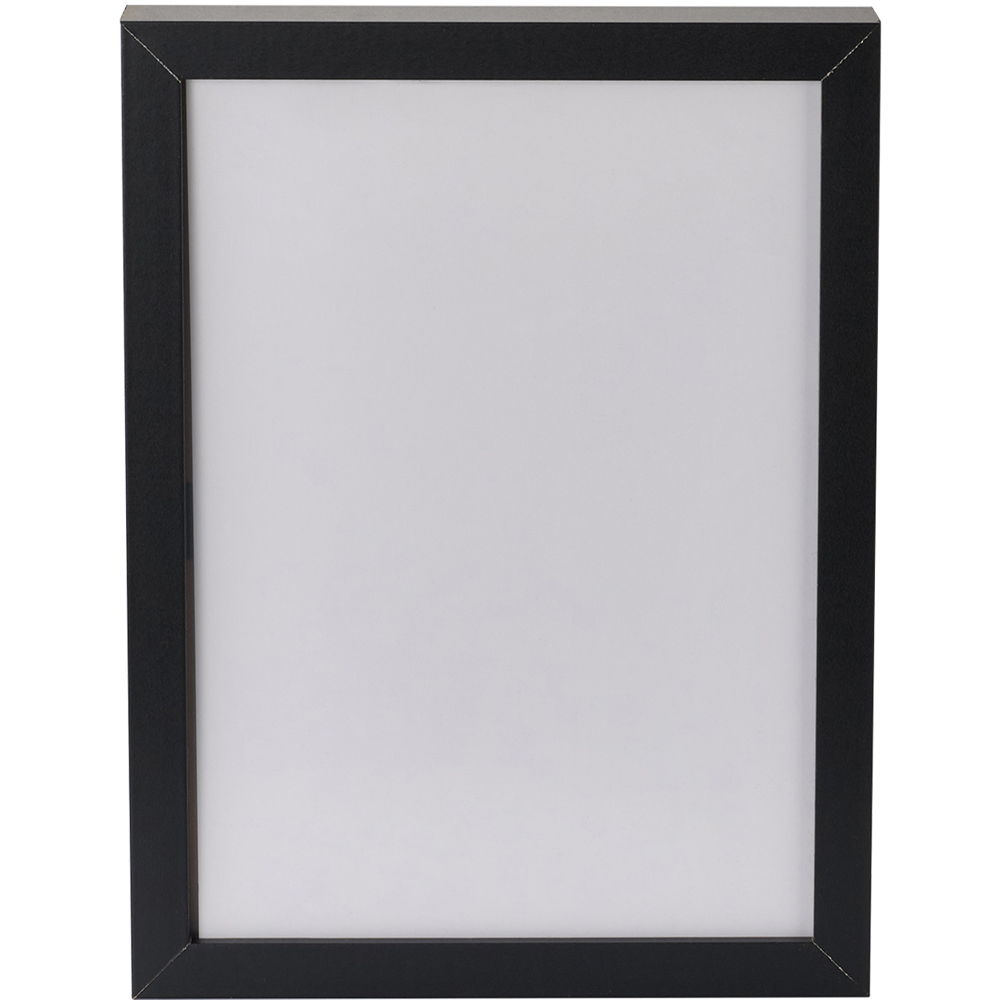 Living and Home Black Wood Magnetic Photo Frame 10.2 x 13.7 inch Image 1