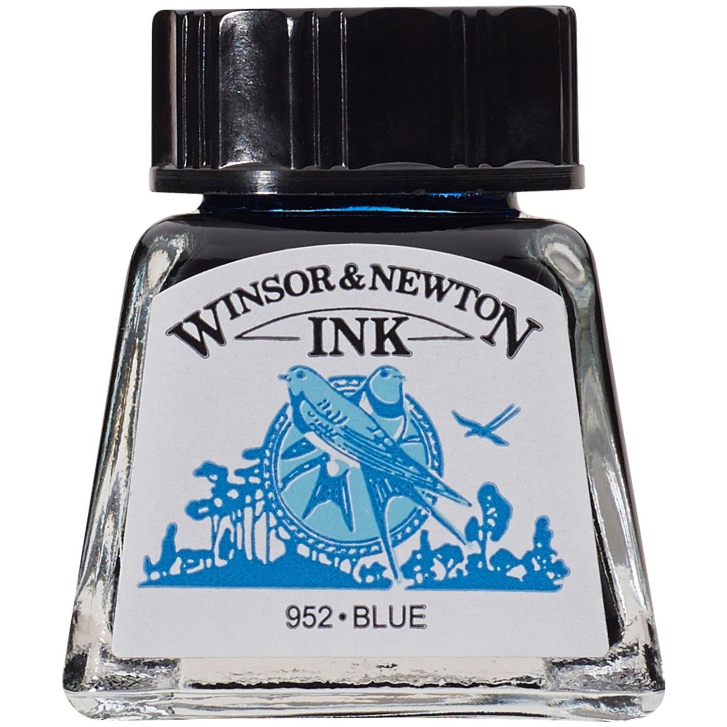 Winsor and Newton 14ml Drawing Ink - Blue Image 1