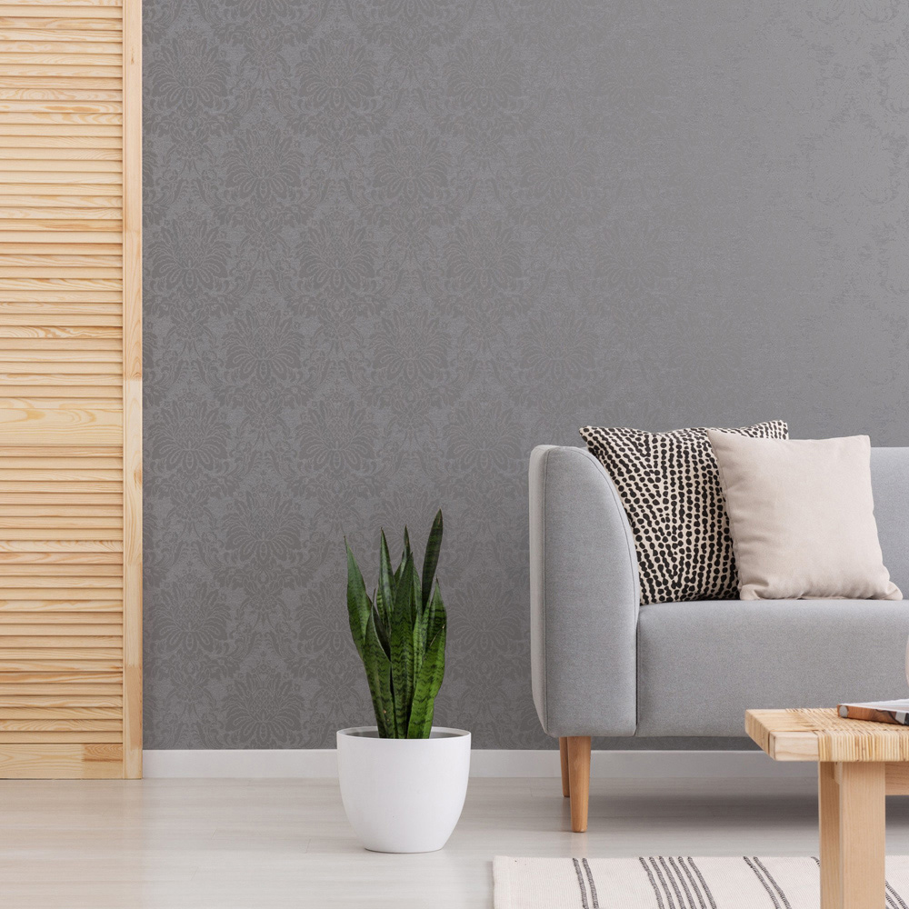 Boutique Vogue Dove Grey Wallpaper Image 3