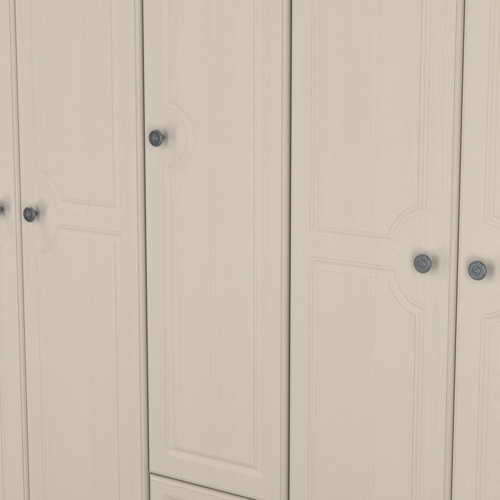 Crowndale Pembroke 5 Door 2 Drawer Kashmir Ash Wardrobe Ready Assembled Image 7