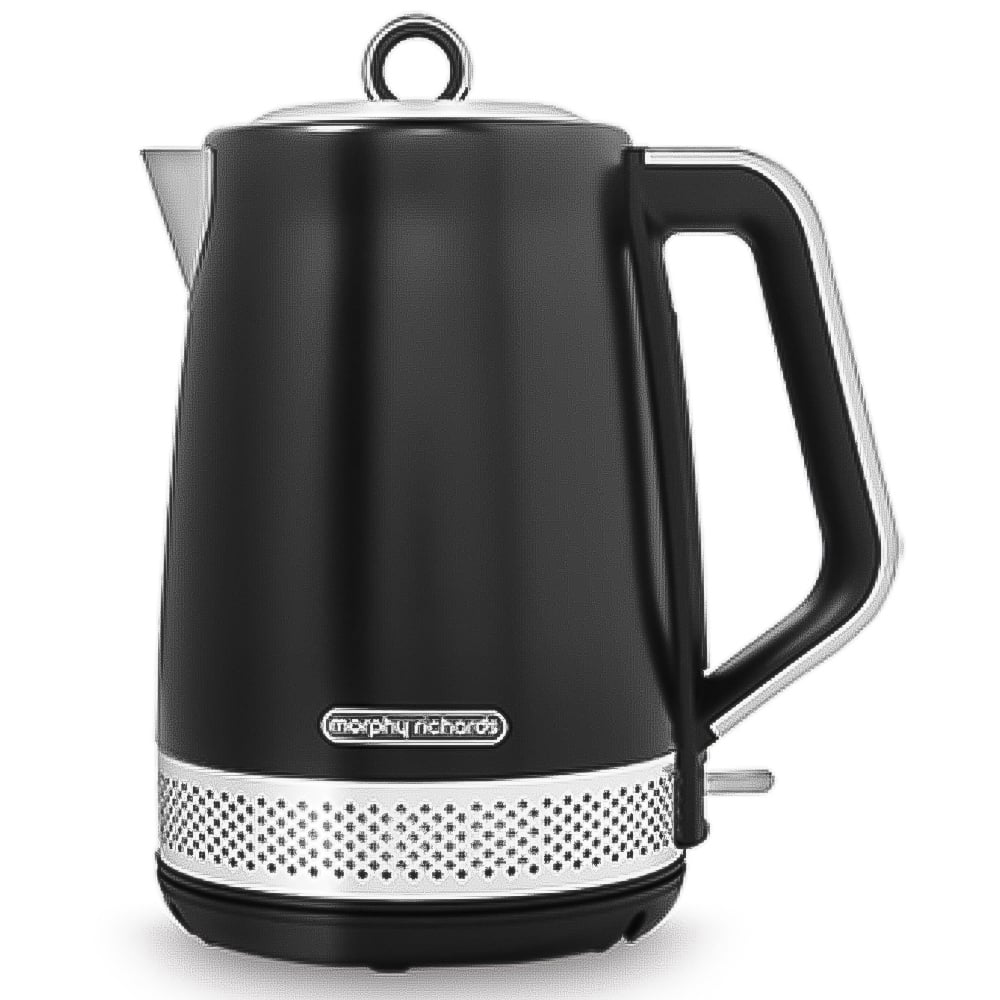 Morphy Richards Illumination 950068 Black 1.7L Kettle and 4 Slice Toaster Set Image 2