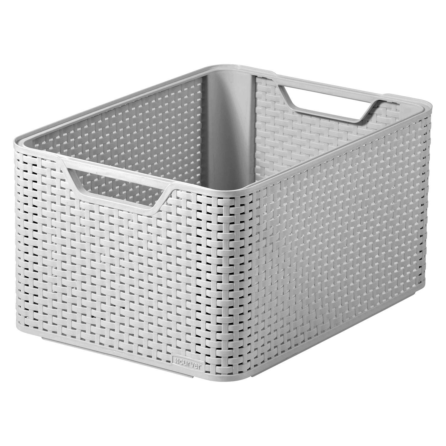 Curver Grey Storage Basket 30L Image