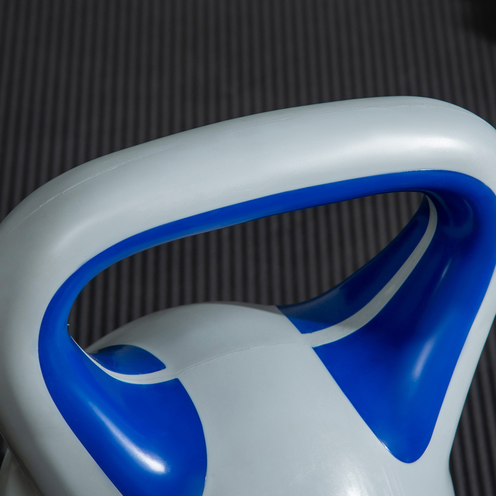 SPORTNOW Dark Blue and Grey Kettlebell with Handle 12kg Image 3