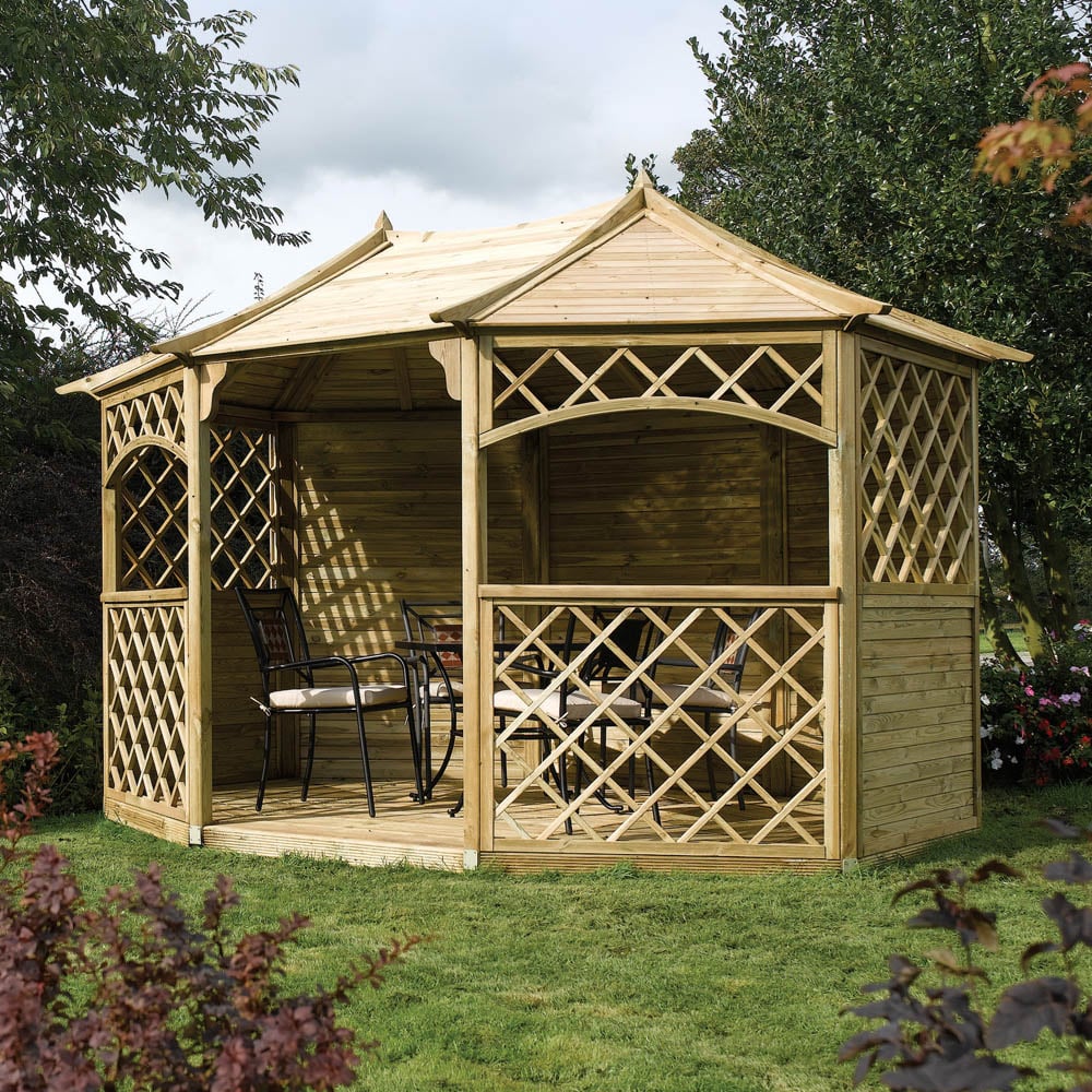 Rowlinson Sandringham Wooden Gazebo Image 2