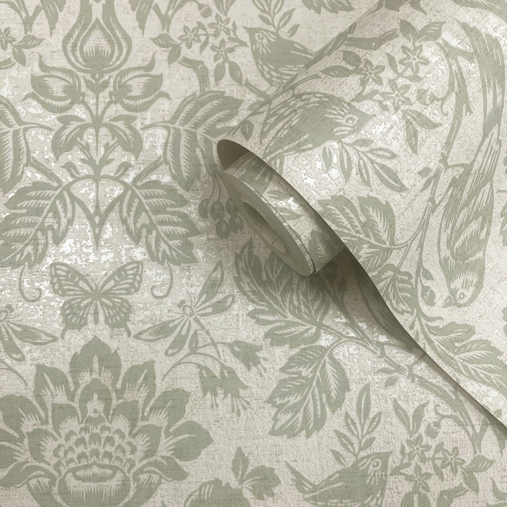 Holden Decor Hawthorn Meadow Sage Wallpaper Image 2