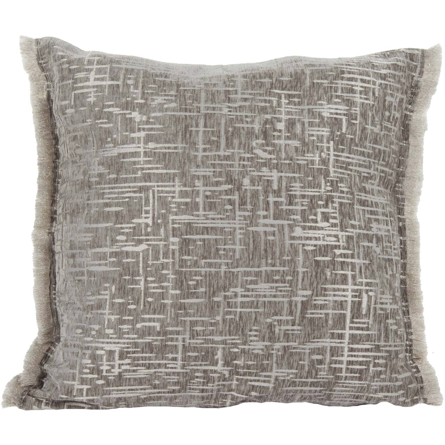 Beeston Chenille Cushion - Grey Image 1