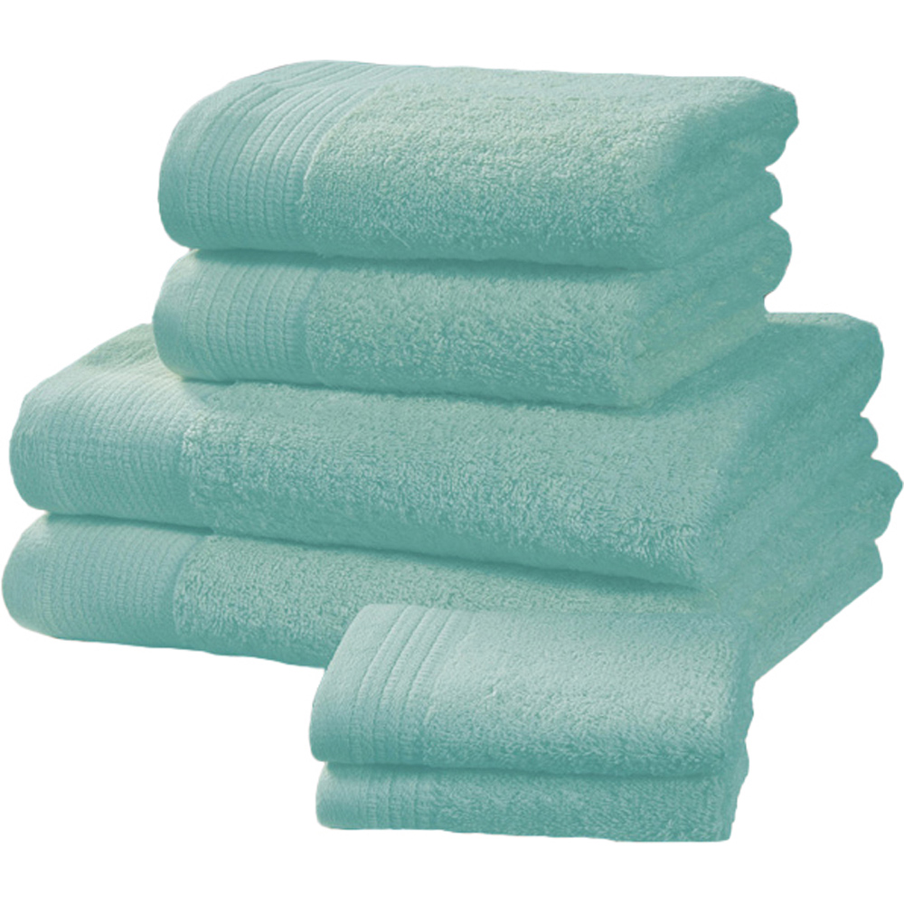 Rapport Home Chatsworth Super Soft 600gsm Combed Cotton Turquoise Bath Towel Image 1