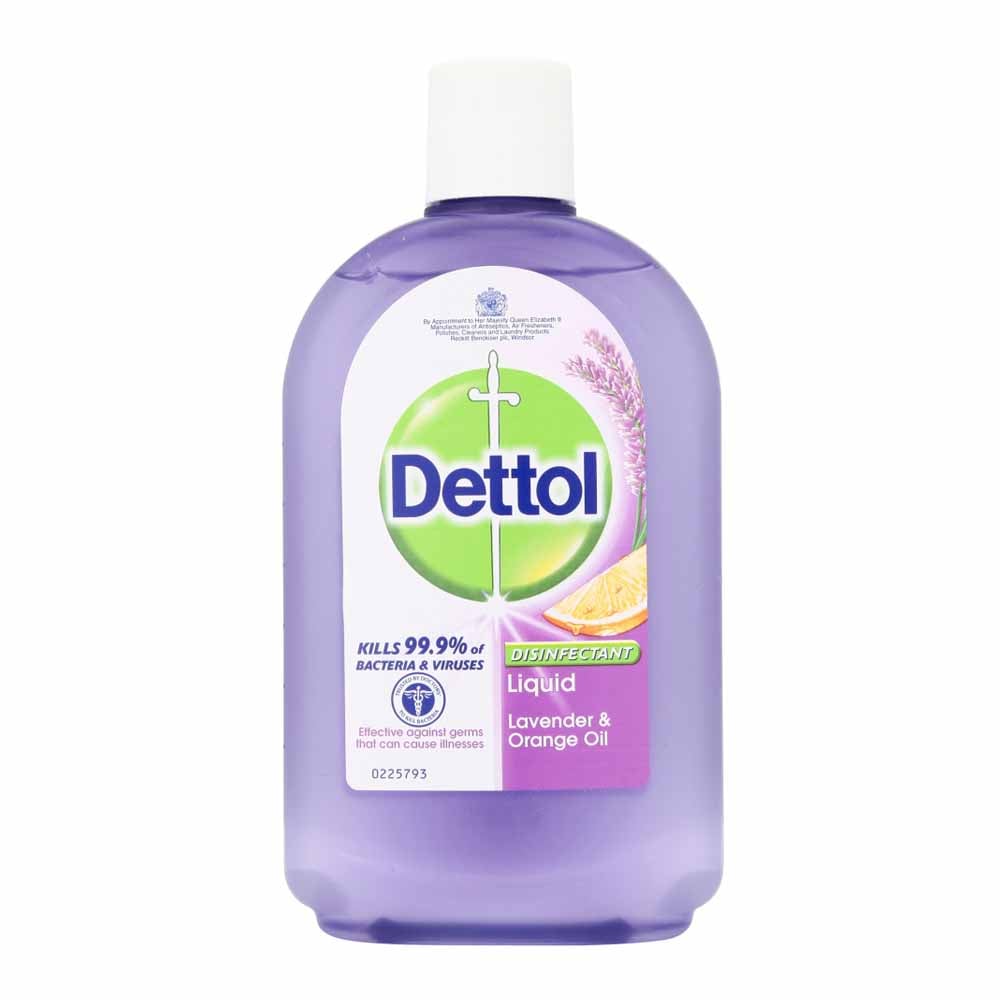 Dettol Lavender and Orange Oil Rainbow Disinfectant Case of 6 x 500ml Image 3