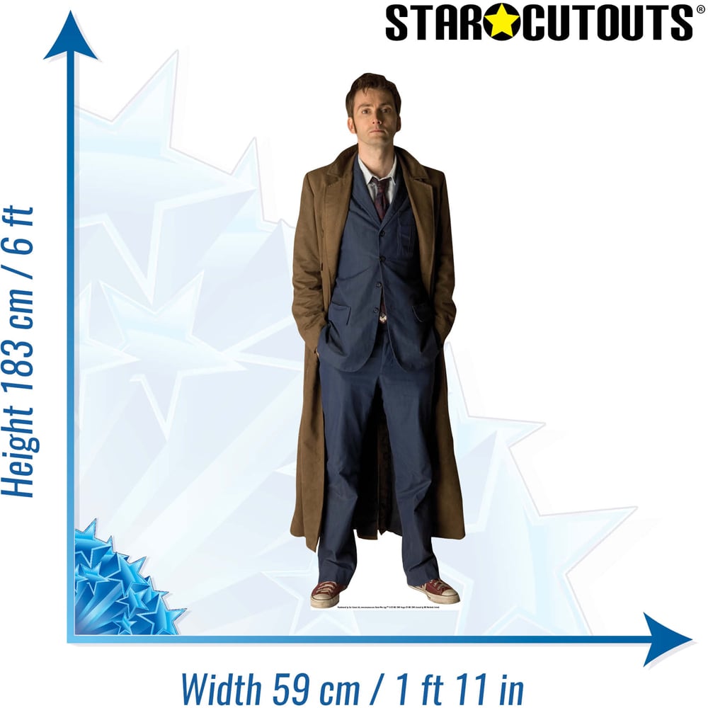 Star Cutouts The Doctor David Tenant Cardboard Cutout 6ft Image 5