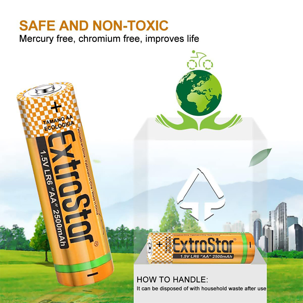 ExtraStar AA 1.5V 12 Pack Alkaline Batteries Image 3