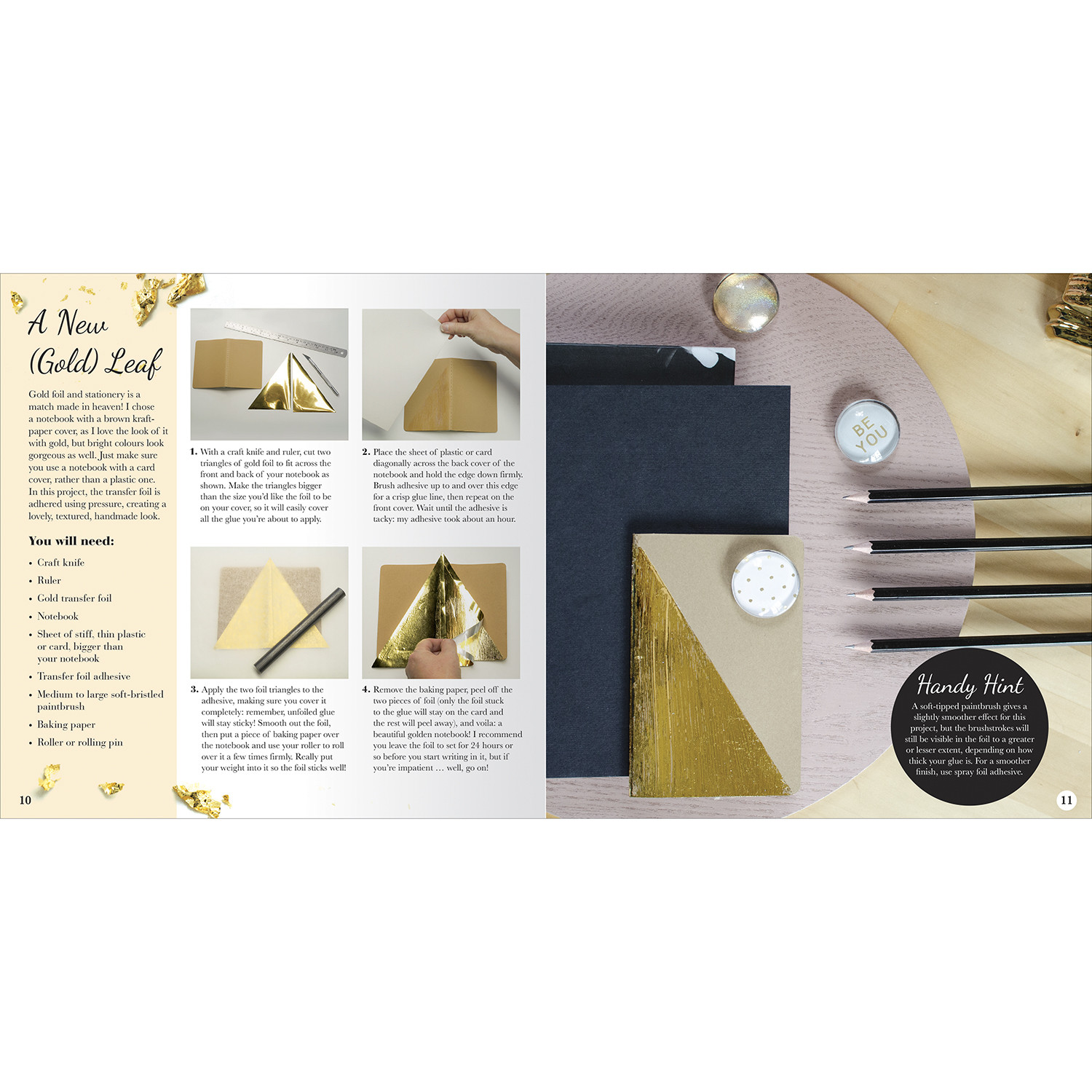 Hinkler Gold Leaf Foil Craft Kit Image 2
