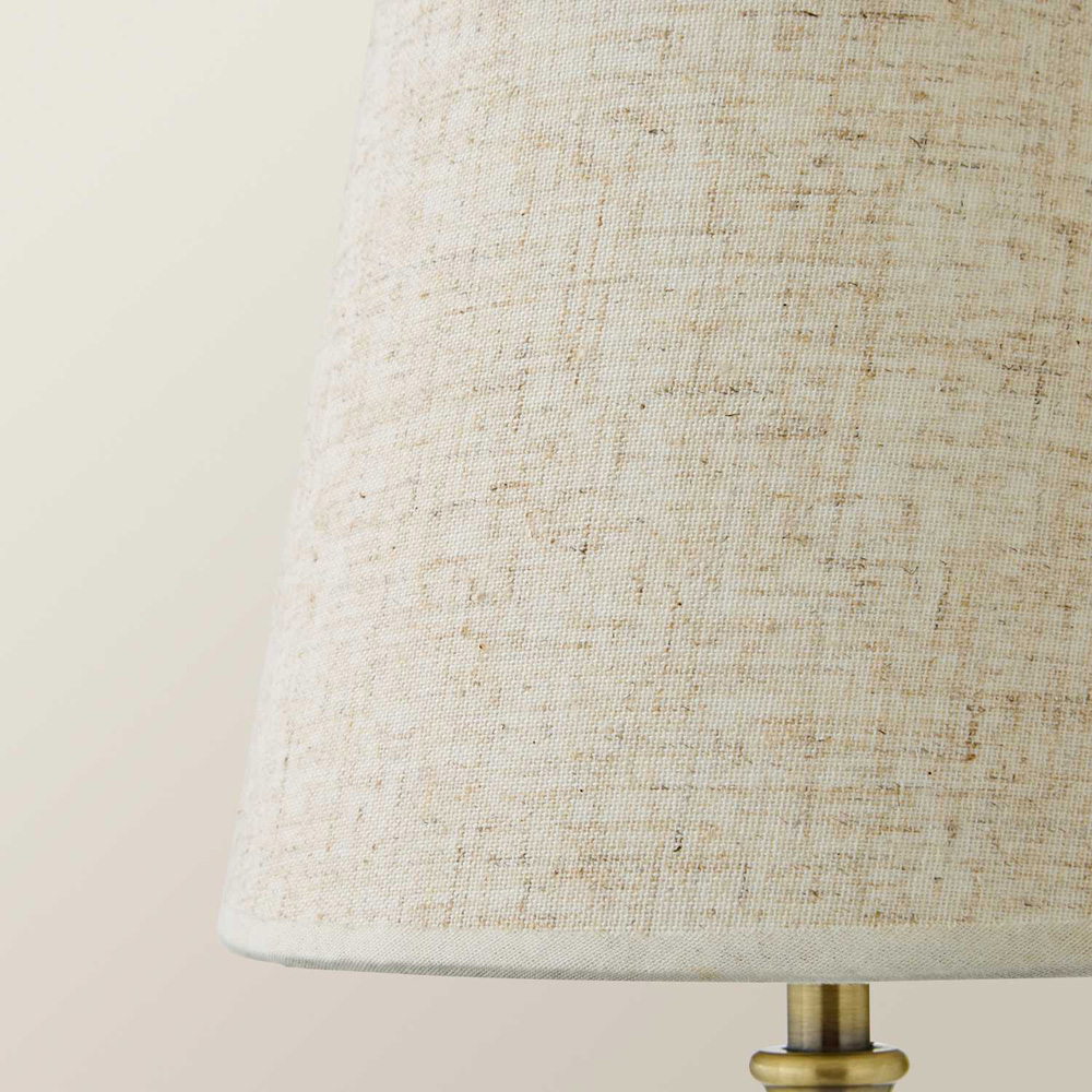 ValueLights Louise Linen Extra Small Tapered Table Lamp Shade Image 5