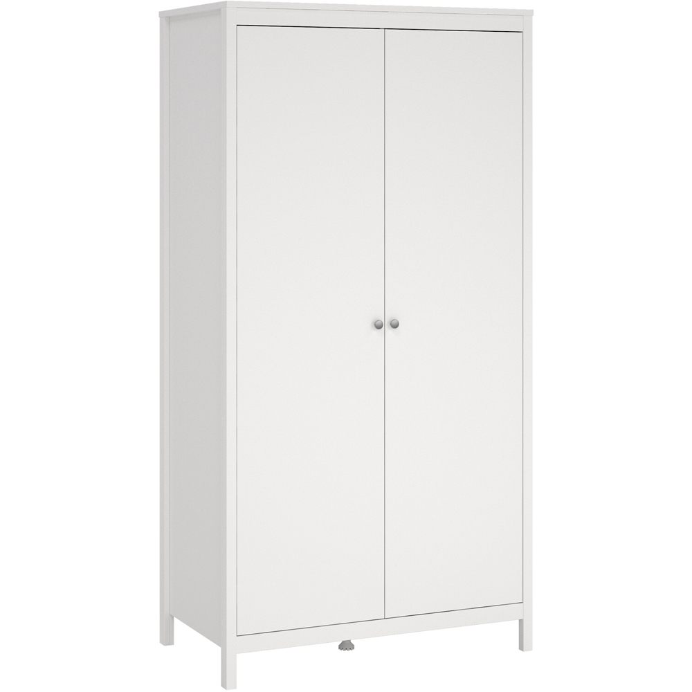 Florence Madrid 2 Door White Wardrobe Image 2