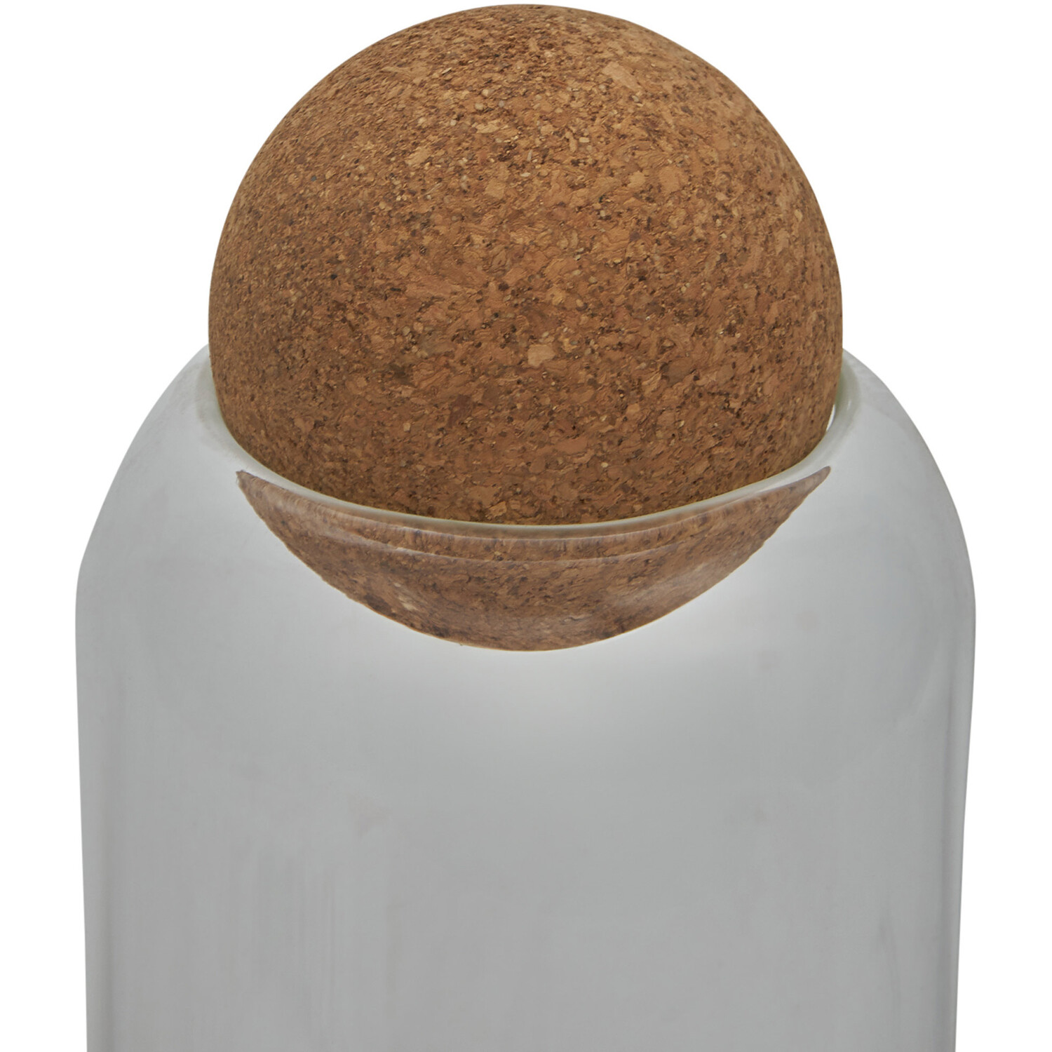 Storage Jar with Cork Lid - Clear / 1.3l Image 2