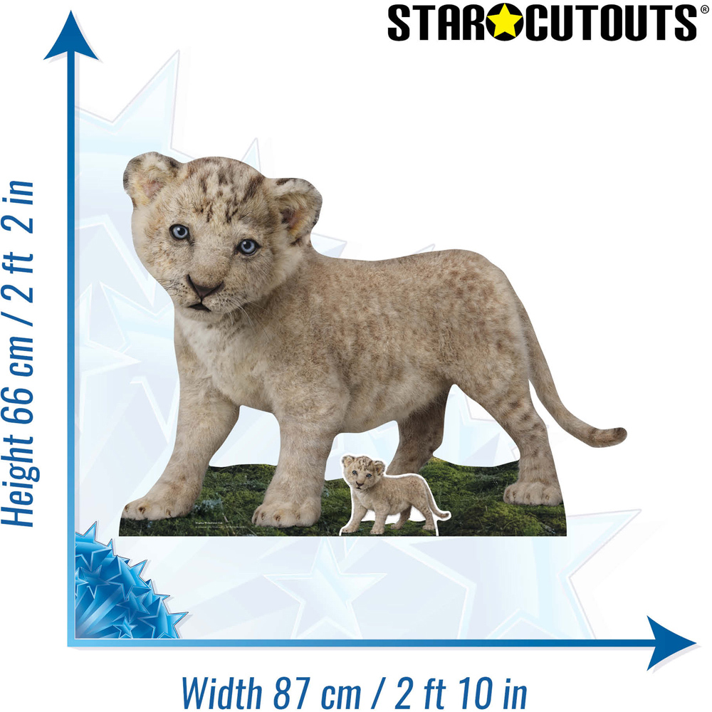 Star Cutouts Wicked Lion Cub Cardboard Cutout 66 x 87cm Image 6