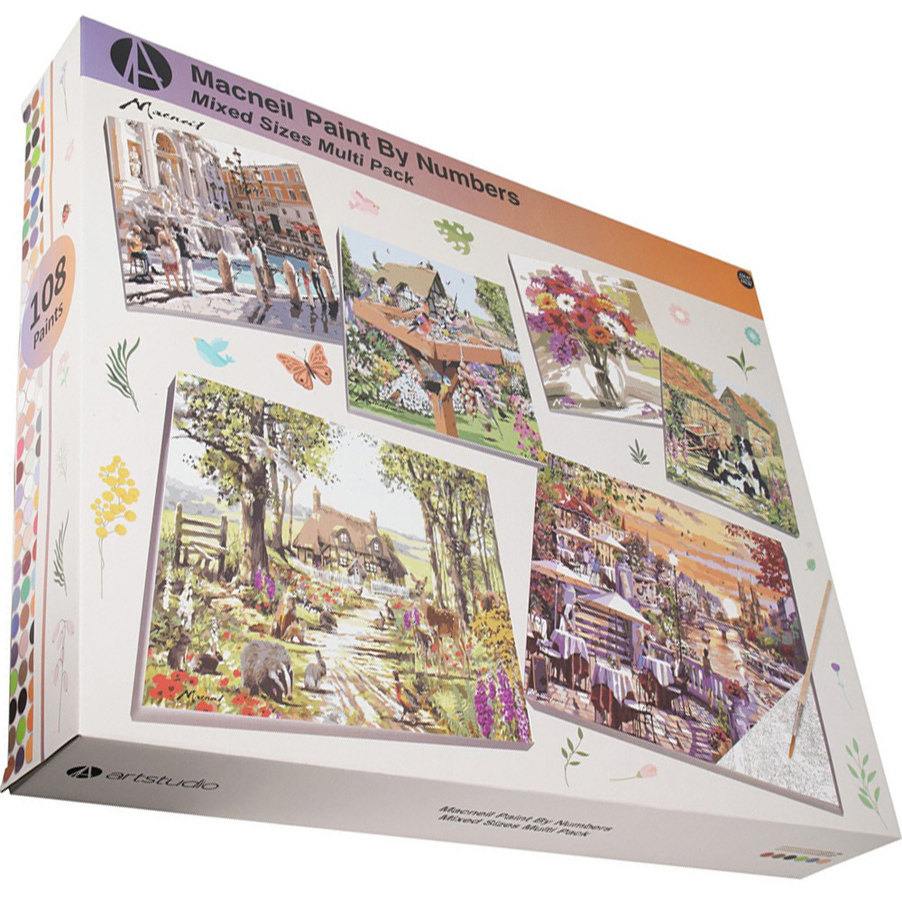 MacNeil Paint By Numbers Special Mixed Sizes Multipack Multicolour Image 6